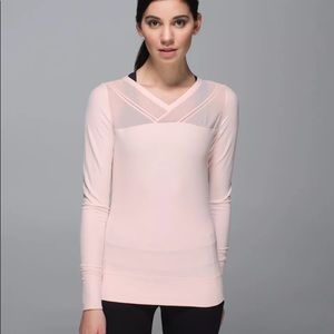 Lululemon Just Breathe Yoga Top Shirt Thumbholes